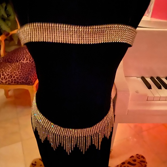 Rhinestone fringe belt - Picture 4 of 6